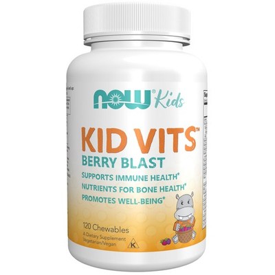 NOW FOODS Kid Vits Berry Blast 120 Chewables