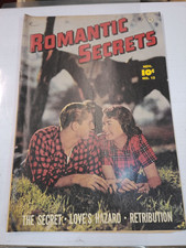 Romantic Secrets #12 1950- Photo cover Fawcett Golden Age Bob Powell VF-