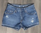 GAP Kid's Girls Low Stride Medium Wash Distressed Denim Shorts - Size 10 #876147 — photo 1