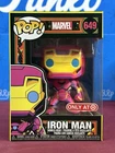 Funko Pop Black Light Marvel Iron Man 649 Target Exclusive