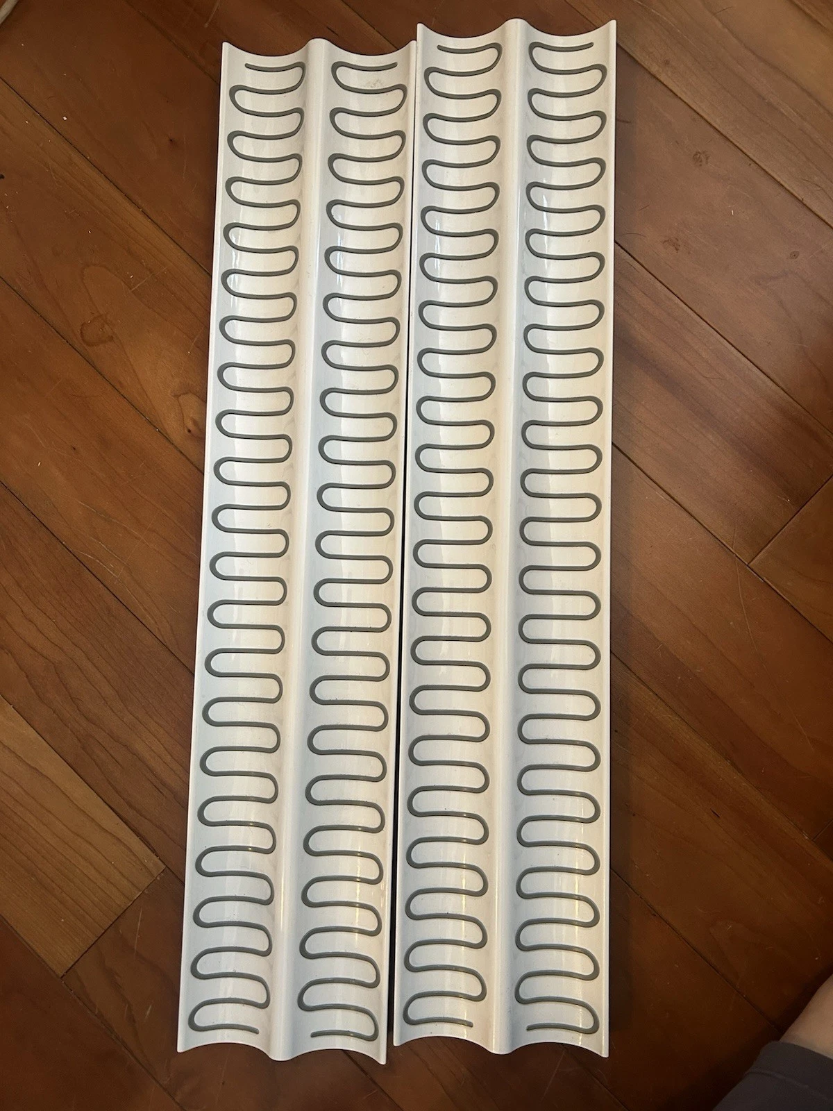 IKEA VARIERA Spice Jar Drawer Inserts Rack Set of 2, Italy 18929 White