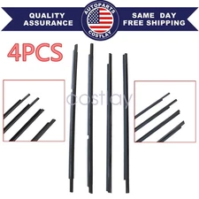 Fits For Toyota Lexus RX330 RX350 Door Window Belt Trim Molding Front & Rear Set
