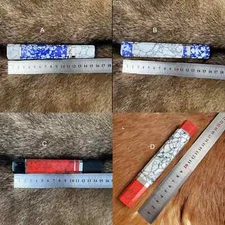 Japanese Style Octagonal Marble Material Handle Making Chief Knife Accessory