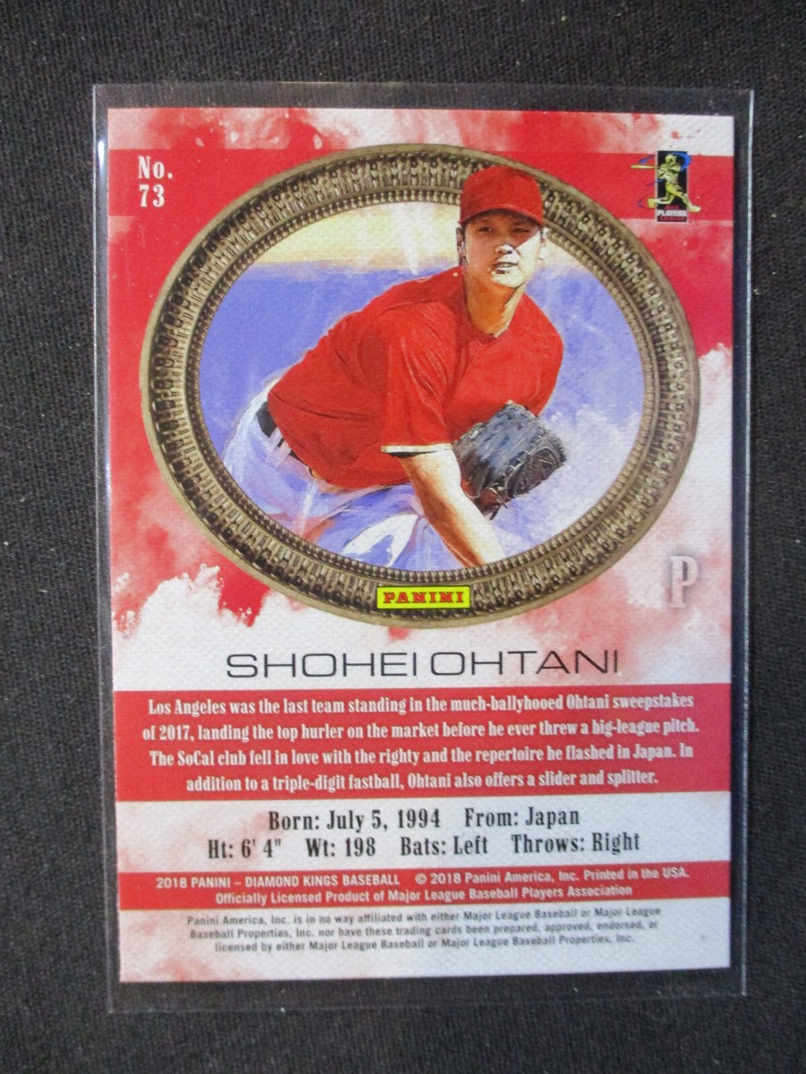 その他 2018 Diamond Kings Shohei Ohtani 2018 Panini Diamond Kings - Shohei Ohtani #73 Pitching