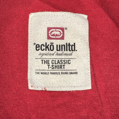 Vintage Ecko Unltd t-shirt 90s Y2K Street wear Men’s 2XL The Classic Tee Red - Picture 5 of 8