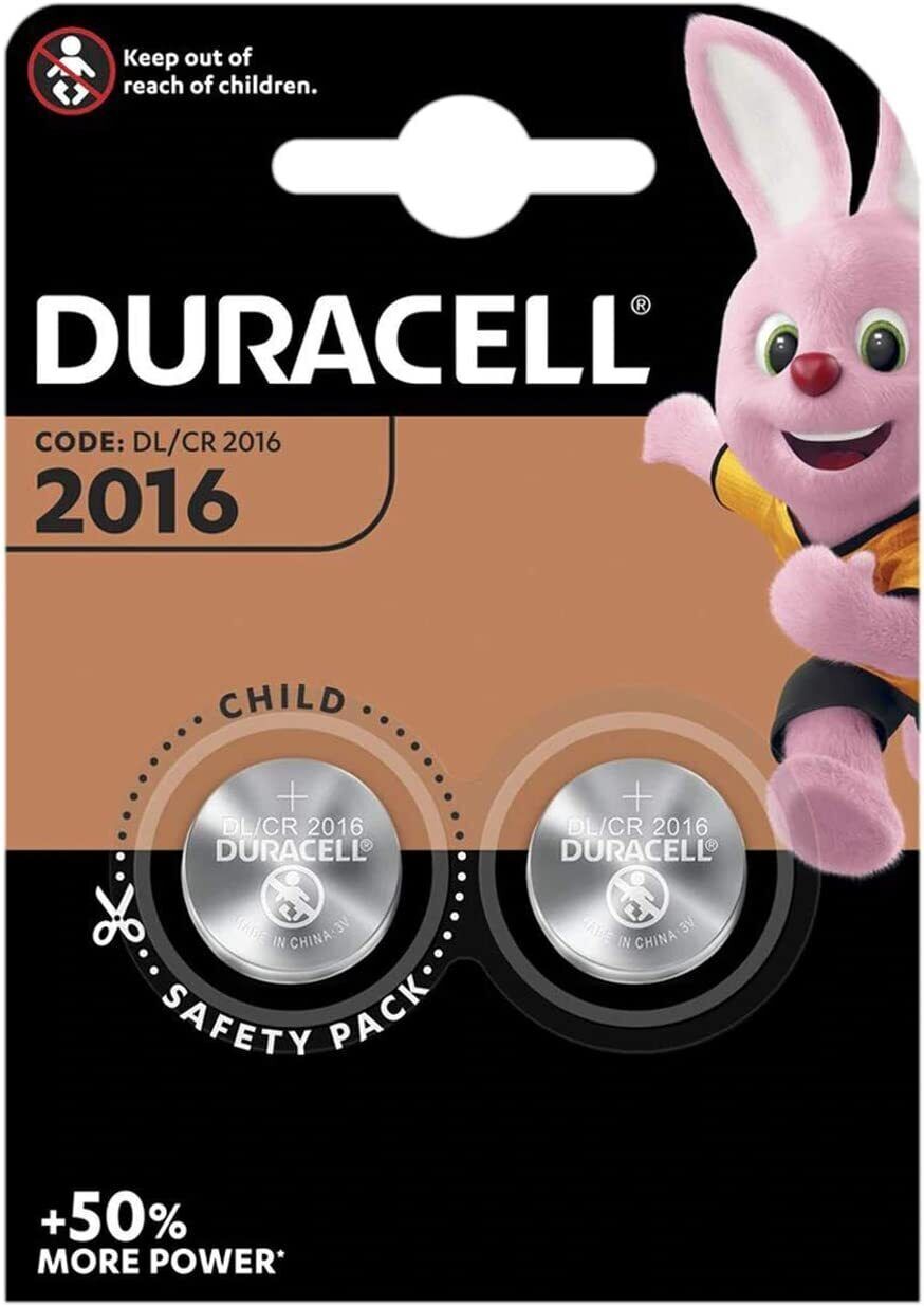 10 Pile Batterie di litio Duracell 2016, CR2016, DL2016, ECR2016