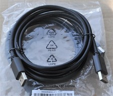 DELL DISPLAYPORT 6 FT CABLE NEW IN WRAPPER BULK QUANTITY 5 CABLE SCHOOL SURPLUS