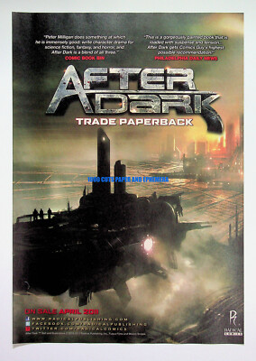 After Dark Radical Comics 2011 Trade Print Magazine Ad Poster ADVERT