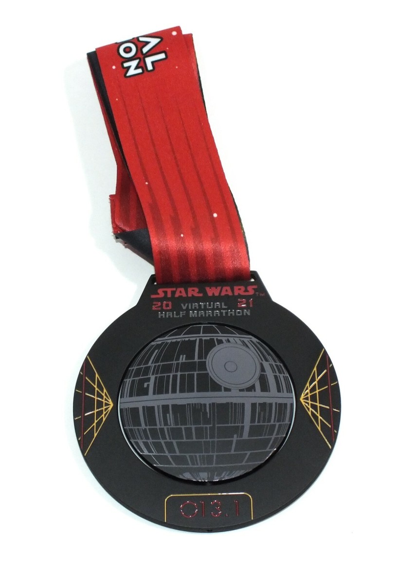 Half Marathon Medal Star Wars Virtual Run 2021 Medals Half
