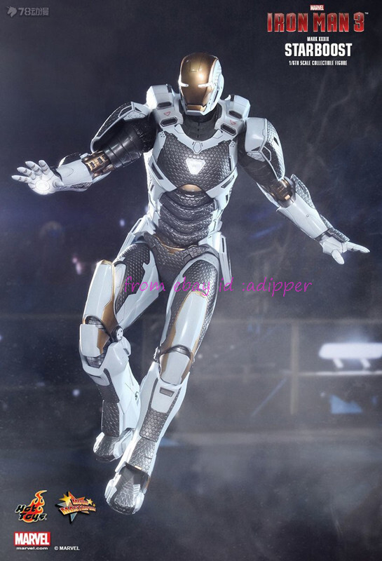 Perfect HotToys Mms214 1/6 Iron Man Mark Xxxix 39 Starboost Action