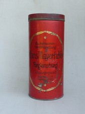 alte Blechdose Zuckerwaren Gro&szlig;handlung Hans Mayerh&ouml;fer