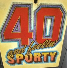   RARE  Classic Glitter Vintage Iron-On Heat Transfer