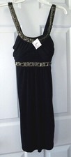 NWT LADIES NAVY BLUE STUD SWEET STORM SEXY COCKTAIL DRESS SIZE S