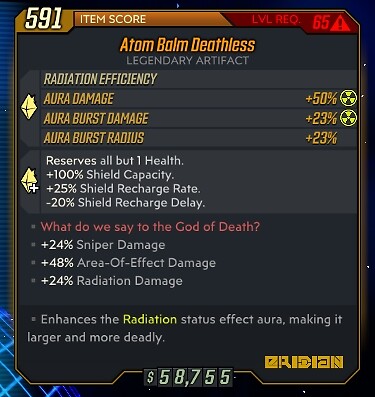 DLC 1-6 - PC/PS4/PS5/XBOX - Custom Level 72 Artefakte - Borderlands 3 - Bild 20 von 197