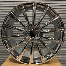 22 Chrome Wheels Fit Mercedes S560 S550 S580 S600 S450 S63 22x9 22x10 Set 4 22 Chrome Wheels Fit Mercedes S560 S550 S580 S600 S450 S63 22x9 22x10 Set 4