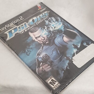 Psi-Ops The Mindgate Conspiracy Sony PlayStation 2 2004 New Sealed Shelf Wear