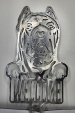 Dog art metal yard Cane Corso