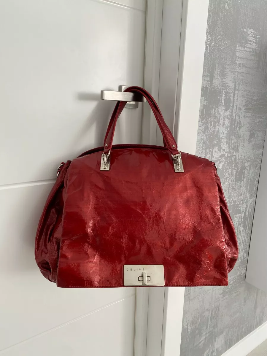 Celine cheap red purse