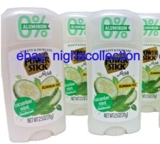 4 x Power Stick CUCUMBER MINT Deodorant 0 Aluminum All Day Odor Protection 2.5oz