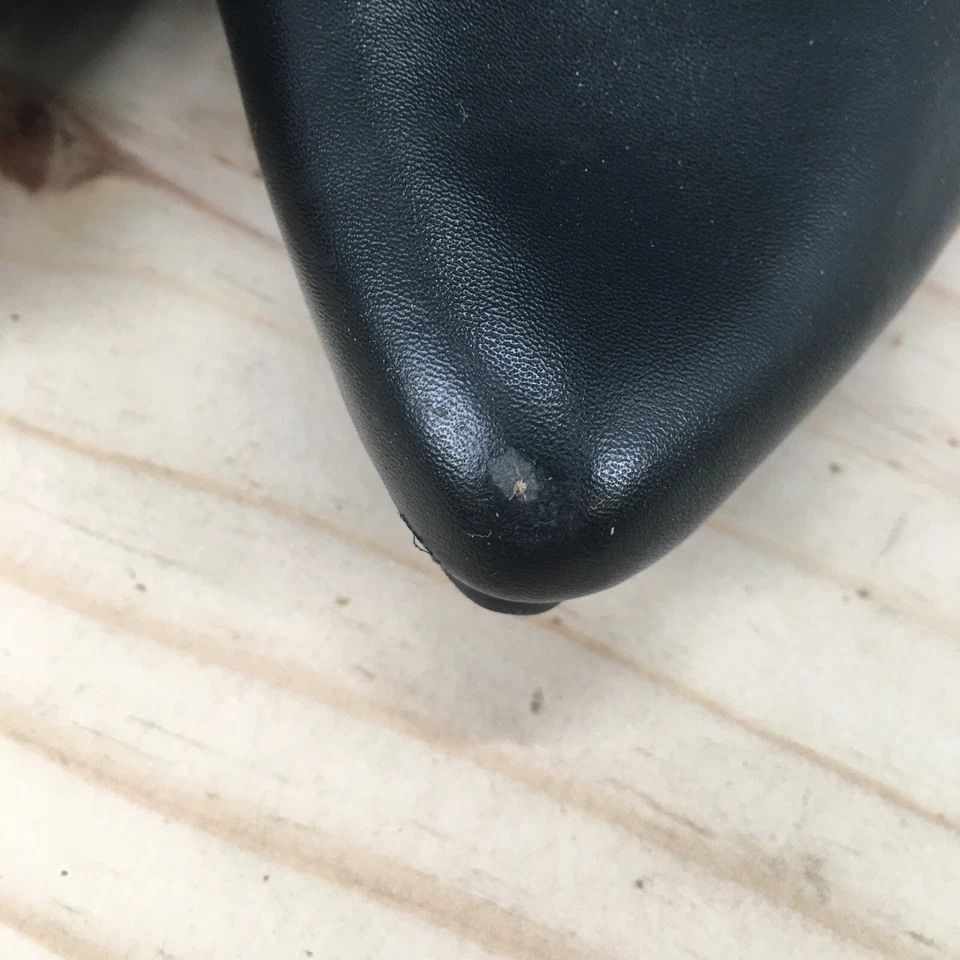 Forever 21 Zapatos Mujer 10 Ballet Planos Cómodos Negro Imitación Cuero Sin Cordones Foto 3 de 4