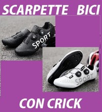 scarpe ciclismo bici corsa mtb chiusura cricchetto 42 43 44 look keo o spd