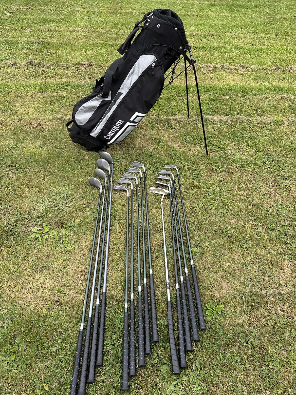CALLAWAY KING SNAKE OS MEN'S COMPLETE GRAPHITE GOLF SET 14 CLUBS W/BAG