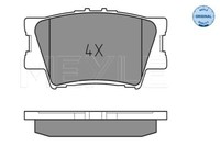 Meyle 025 243 3815 Brake Pad Set, Disc Brake For Lexus Toyota