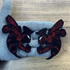 Hornet Badges Emblem Bee Swole Forged Red Ed. White Eye, 2 Badges, Fender Angry