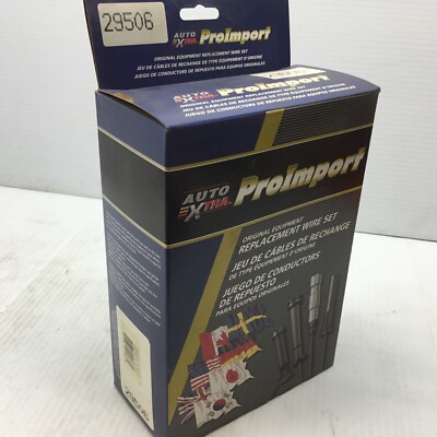 AUTO EXTRA PRO IMPORT SPARK PLUG WIRE SET 29506