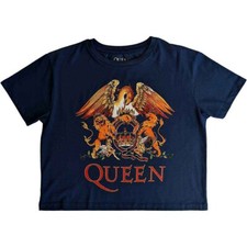 Image of Queen Ladies Crop Top: Classic Crest (XX-Large)