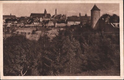 Rothenburg o.d.T. Stadtpartie vom Kalkturm  1917