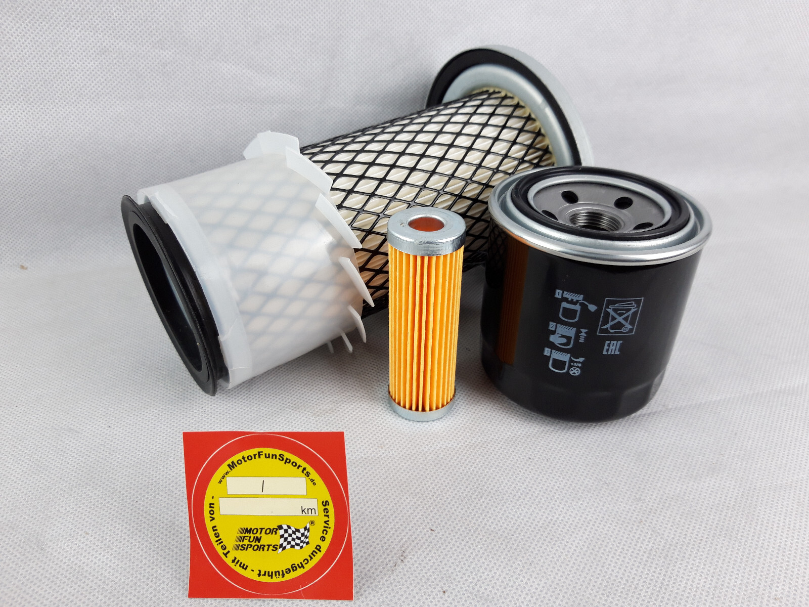 Filter Set (Small) for Kubota G 2 HST Oil Air Fuel