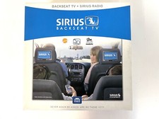 Sirius SCV1 Backseat TV System for Sirius / for XM Satellite Radio Receiver NIB