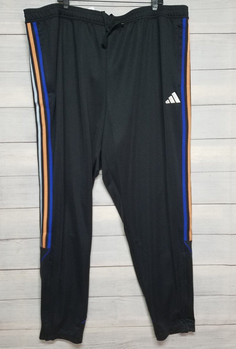Adidas Tiro 23 Tapered Leg Pants Mens Size 4XLT Black/Hazy Copper