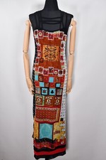 Save The Queen Cards Abstract Maxi Stretch MeshWomen's Dress Size L