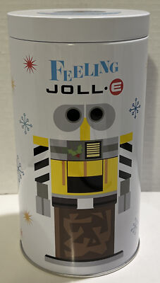 Disney Parks Pixar Christmas Holiday Tin WALL-E  Feeling Joll-E New