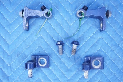 VW Tiguan Front Passenger Door Upper&Lower Hinge 18-22 Silk Blue Metallic: 2B2B