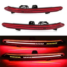 Rear Bumper Lamp Red LED Reflector Tail Light for Honda Accord 2018 2019-2022