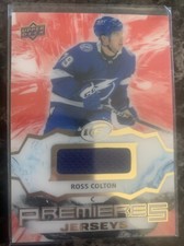 Ross Colton   2021-22 Ud Ice Hockey Premieres Jersey Patch