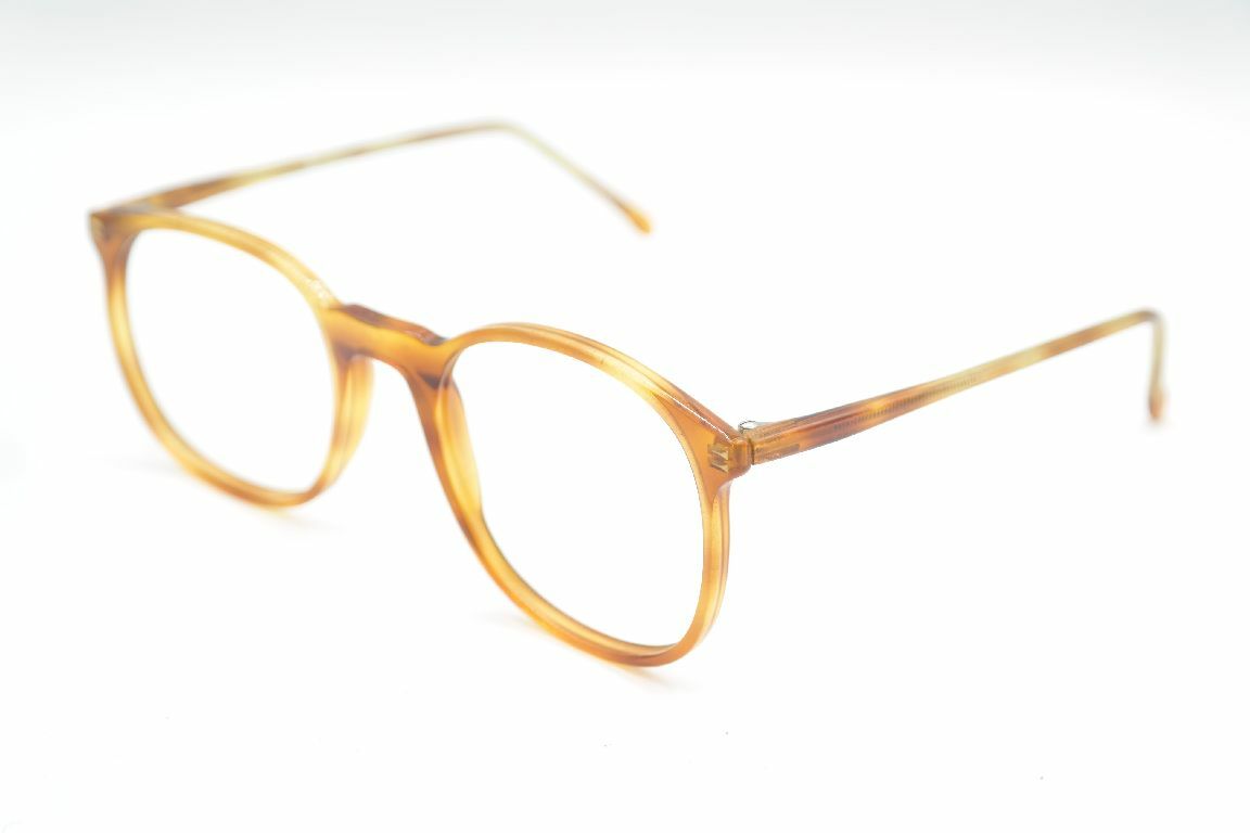 Vintage Kadima Spain Pink 321 Braun Oval Glasses Frames Eyeglasses NOS