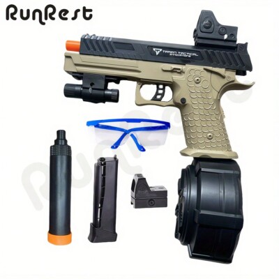 RunRest RunRest Blaster Gun, Electric Ball Blaster, With Flash Silencer High Orb