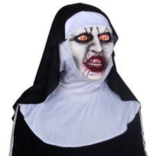 SCARY NUN MASK The Conjuring 2 Latex Fancy Dress Prank Horror Halloween Costume