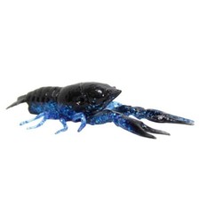 Tackle HD Rivers Edge 300 102 Hi Def Craw 3 Inch Black Blue 8Pack X 2Packs