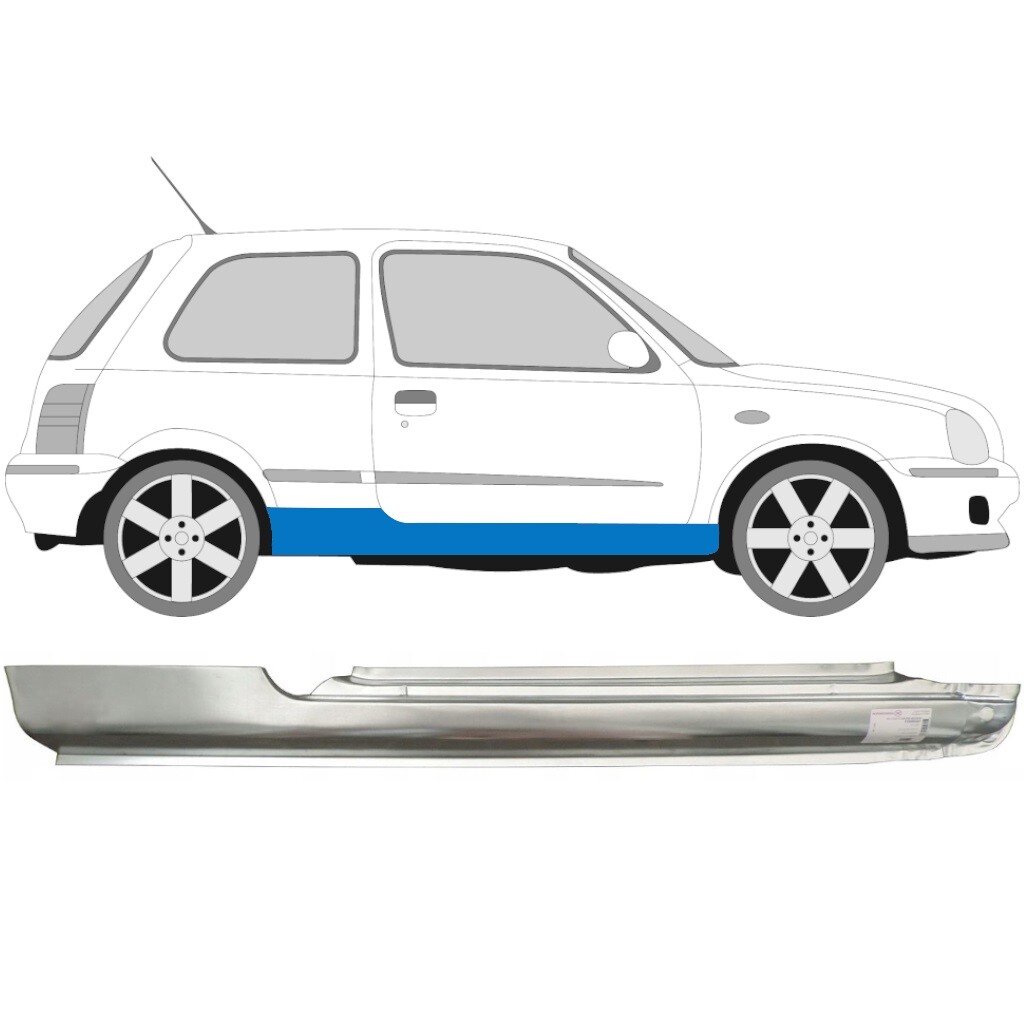 MICRA K11 1992-2003 3 DOOR FULL SILL REPAIR PANEL ROCKER PANEL / RIGHT RH