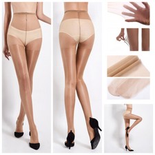 15D Sheer High Waist Sheer Pantyhose Oily Shiny Stockings for Women 3 Colors 