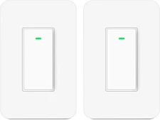 Smart 3-Way Light Switch Kit–WiFi, Alexa & Google Compatible,Neutral Wire,2 Pack