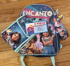 Brand New DISNEY Encanto 5 Piece Backpack Lunch bag Set
