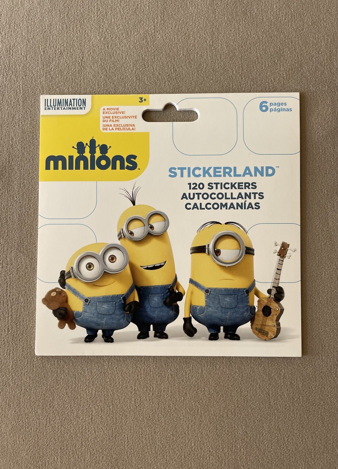 Min Sticker Minions Stickerland Stickers, Includes 6 sheets & 120 Stickers, For ...