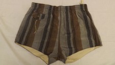 Vtg 60s NOS Swim Suit Sz M Very Cool Chromspun Acetate/Cotton Surf Shorts/Trunks