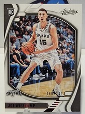 2021-22 Panini Chronicles Joe Wieskamp Absolute Red 60/149 RC Spurs